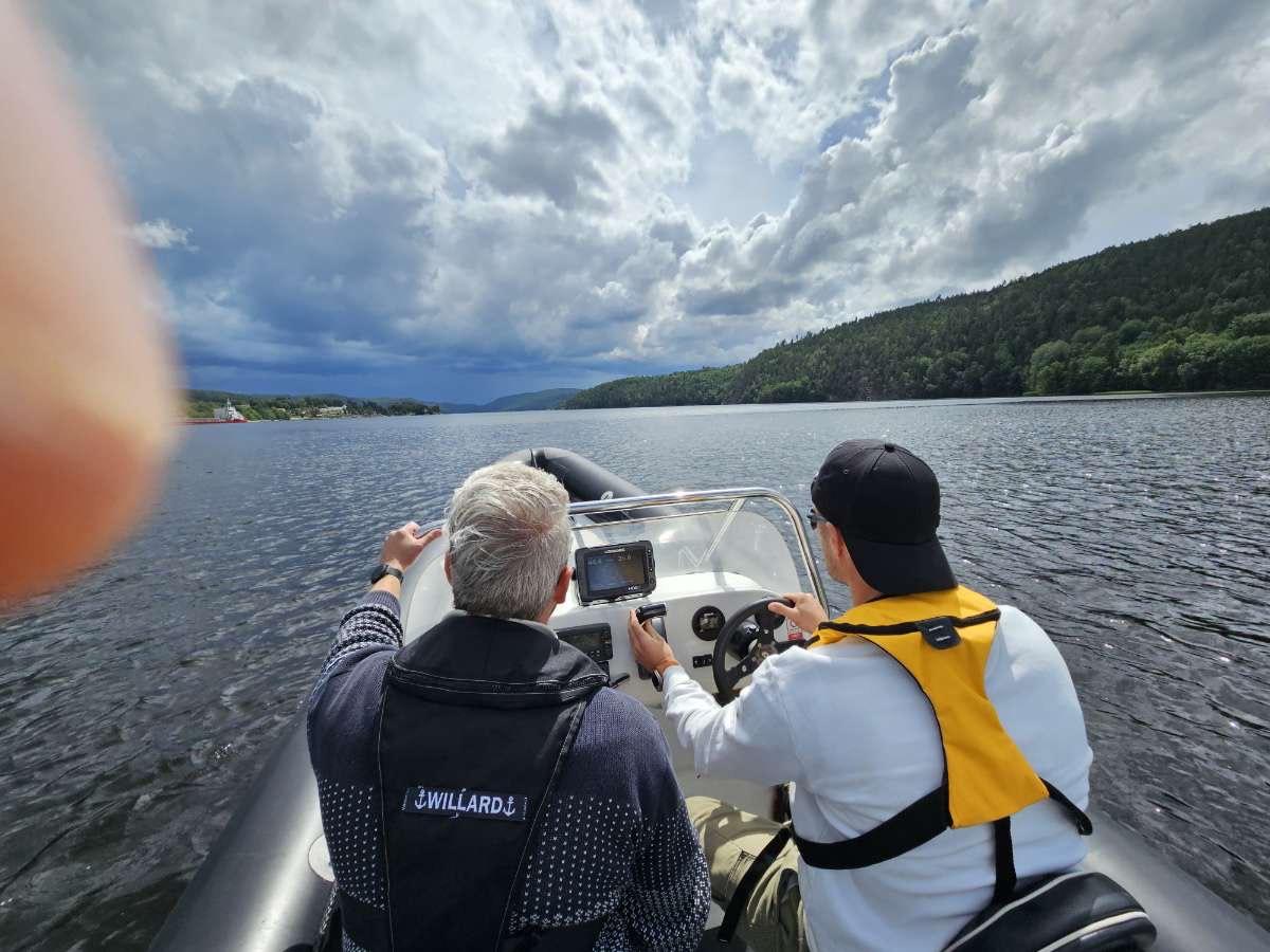 på kurs