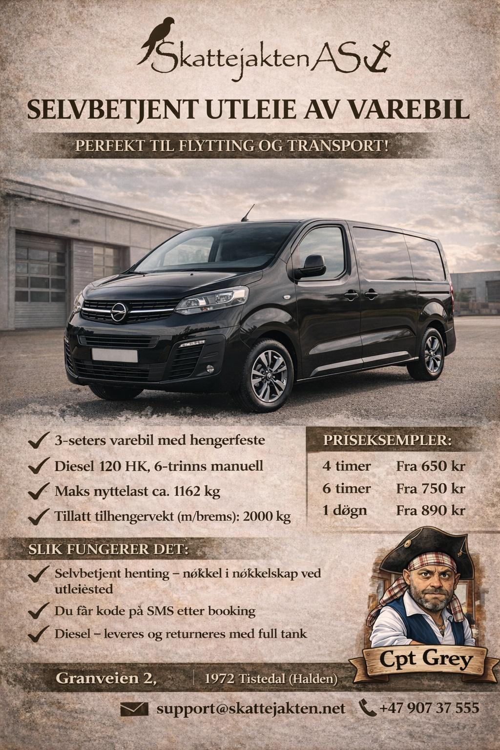 Varebilutleie i Halden